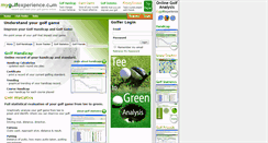 Desktop Screenshot of mygolfexperience.com
